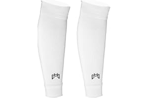 MediCaptain Pre Cut Soccer Sock Sleeves, Companion for Soccer Grip Socks, Securely Holds Shin Guards, Compression Leg Warmer