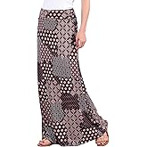 Popana Long maxi skirts for women – High Waisted Flowy Long Skirt for Women, Casual A-Line Plus Size Maxi Skirt