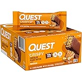 Quest Nutrition Crispy Chocolate Peanut Butter Hero Protein Bar, 18g Protein, 1g Sugar, 3g Net Carb, Gluten Free Protein Snac