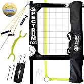 Park &amp; Sun Sports Spectrum PRO: Portable Professional Outdoor Volleyball Net System, Black (SPEC-PRO/Black)