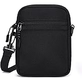Lohol Mini Messenger Bag Crossbody Bag for Men Women, Water Resistant Small Sling Shoulder Satchel Purse for Travel Work