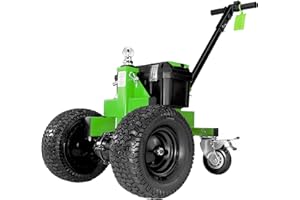 SuperWagen Electric Trailer Dolly Motorized with 4Wheel Brake 3600LB Max Towing 600LB Tongue Weight 850W Motor 9Ah Battery Dual Hitch Ball Mount 2"&1-7/8"Heavy Duty RV Caravans Boat Cargo Glider