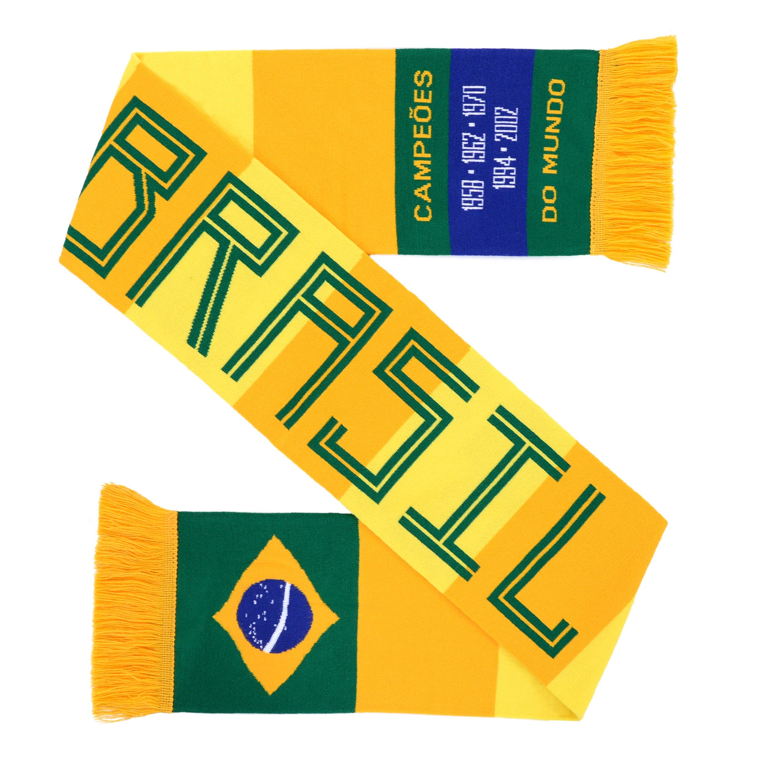 Euroscarves National Football High-Definition HD Knit Scarf (Brasil) — image 1