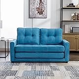 ERYE 3 Fold Upholstered Tufted Futon Sofa Bed