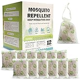 Mosquito Repellent Outdoor Patio - Mosquito Repellent Outdoor Powerful Indoor & Outdoor Protection - Mosquito Deterrent for Yard Camping 12 Pack, Green