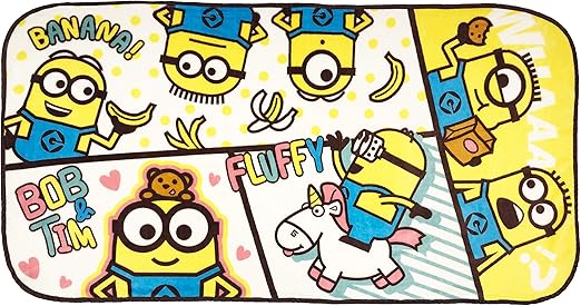 Amazon 丸眞 ロングブランケット Minion ミニオン わちゃわちゃパーティ 80 150cm ロングサイズ ひざ掛け ハーフケット オンライン通販