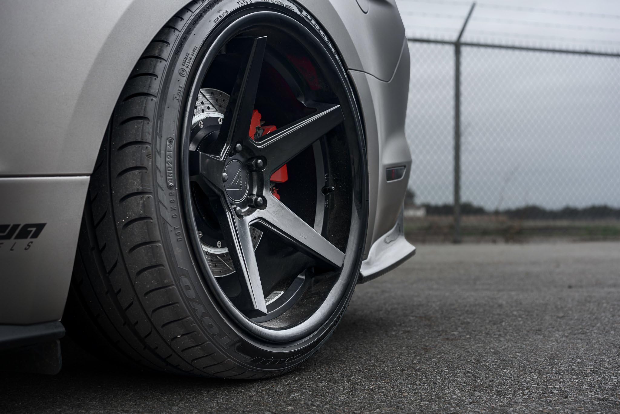 20" Inch Ferrada FR3 Matte Black/Gloss Black Lip Concave Wheels Rims | Set of 4 | Fits CADILLAC CTS V CTS COUPE