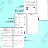 Clever Fox Travel Journal Turquoise A5 Budget, Packing List & Trip Planner view 5
