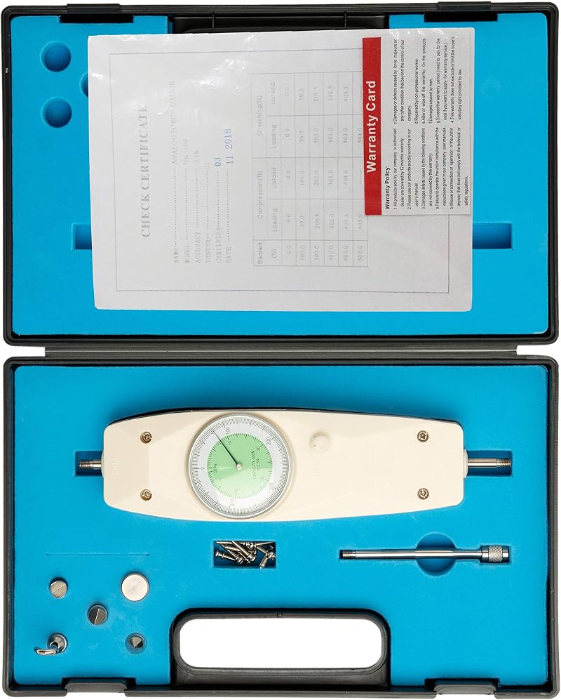 Beslands NK-500 Push Pull Force Gauge Dial Spring Meter Dynamometer High