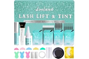 LOELAND Lash Lift Kit, Eyelash Lift Kit, Lash Perm Kit for Long-Lasting Curl, Eyelash Lift & Color, Professional & Beginner Friendly Eyelash Perm Kit for Salon or At-Home Use