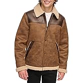 Levi's Men's Mixed Media Faux Shearling Jacket
