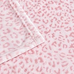 Edenleaf Leopard Print Blanket Fleece Throw Blanket