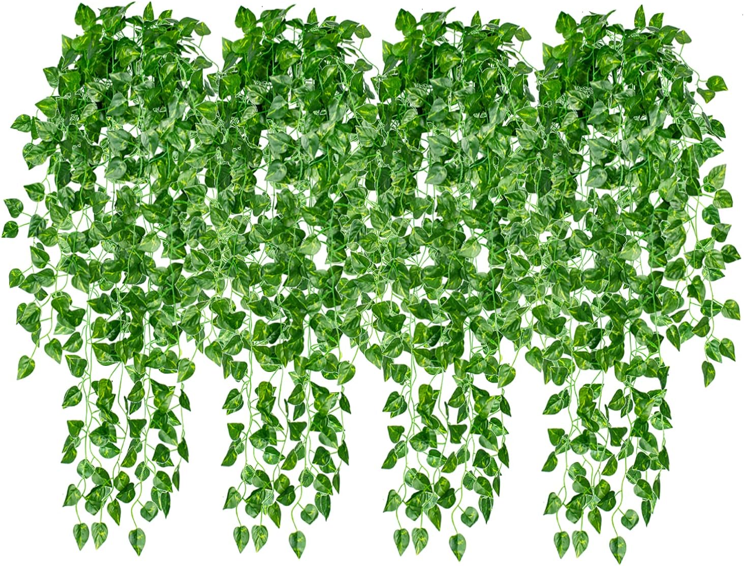 4 Pcs Artificial Hanging Plants 35.4