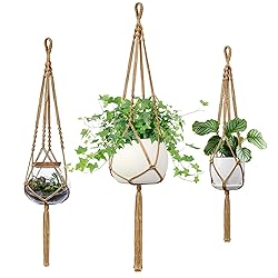 IDEEEPAN Macrame Plant Hanger, 34"/41"/46" 3