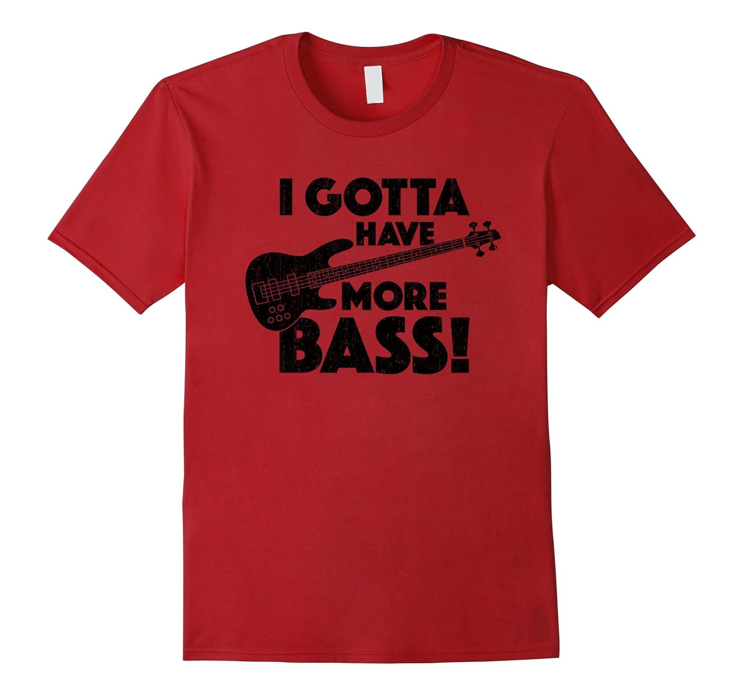 Gotta Have Electric Guitar Retro Vintage Bass tshirt-Rose