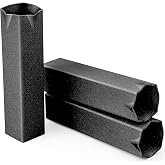 Yaocom Crimped Style Baseball Ground Anchors 1.8 x 8 Inch | for Standard/ Official Size Baseball Bases, Twist in Installation, Stops Base Shifting During Games, Metal Construction