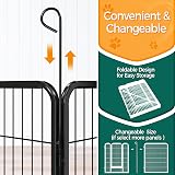 Yaheetech 24-Panel Heavy-Duty Dog Playpen 100cm Height for Indoor Outdoor view 7