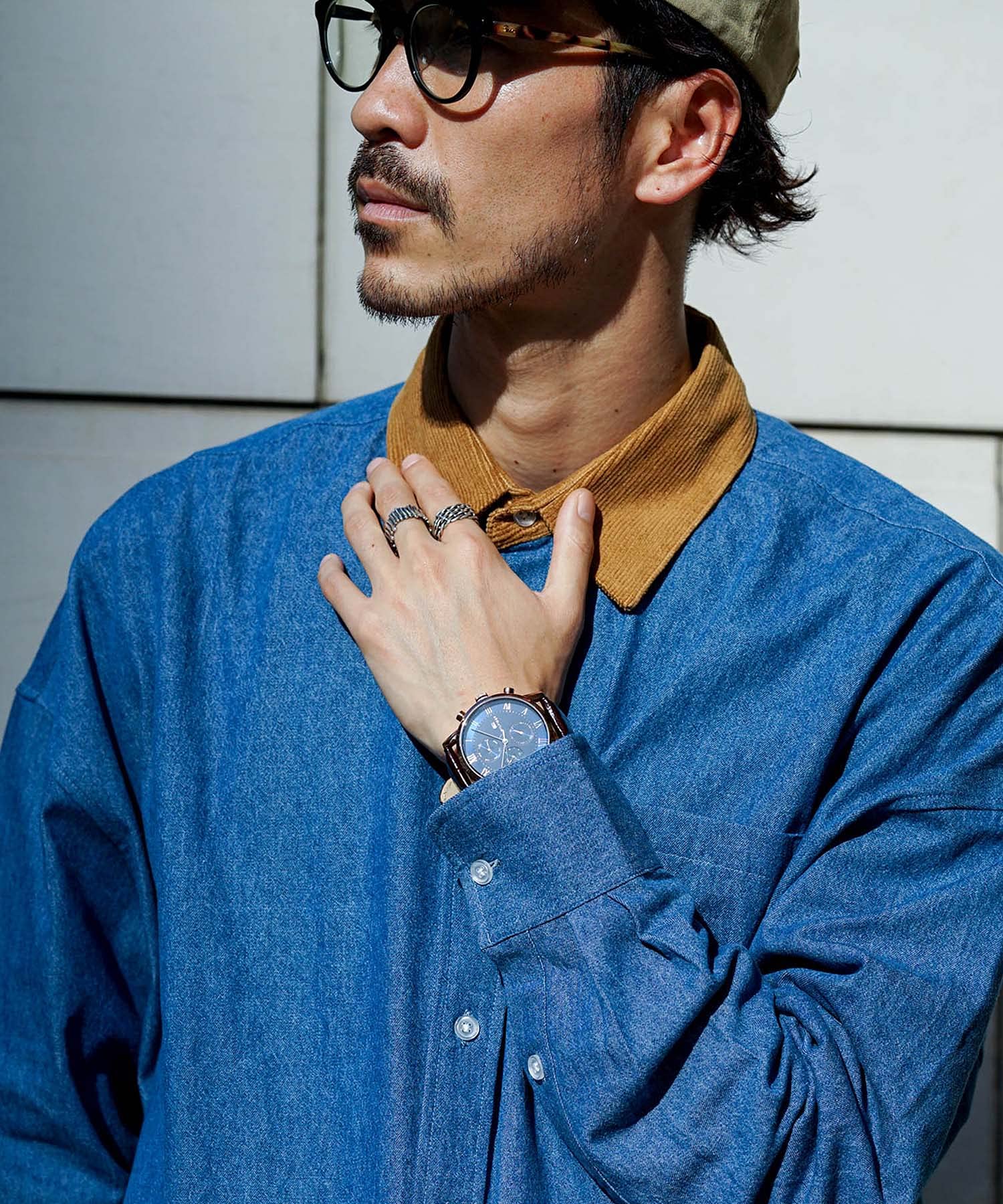 Tommy Hilfiger 1791399 Men's Watch, Brown, 1791399 Navy x Brown, 1 piece, Watch with Roman Index, Day Display, Elegance