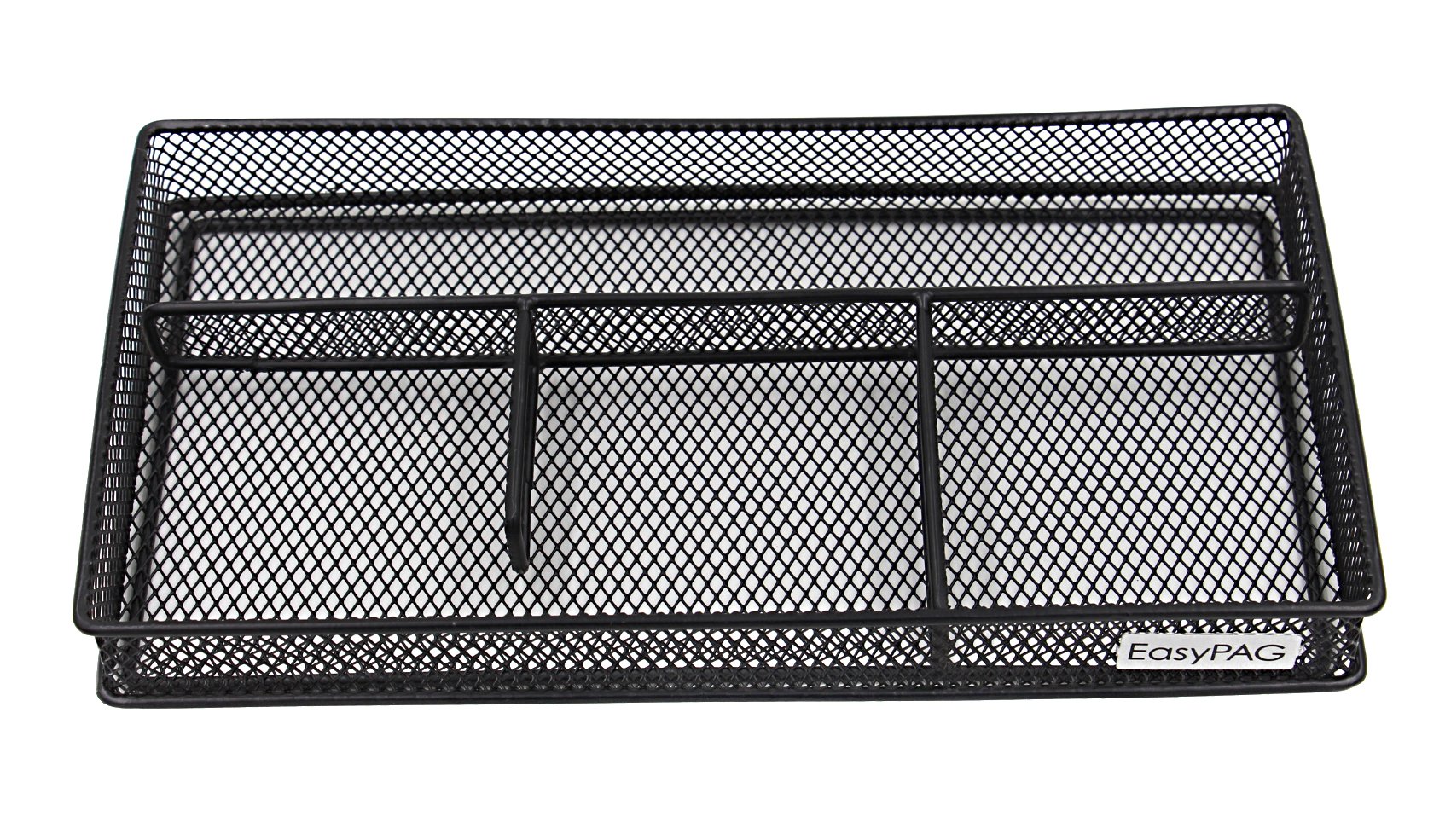 EasyPAG Mesh Collection Desk Drawer Organizer,10 x 5.25 x 1.25 inch, Black eBay