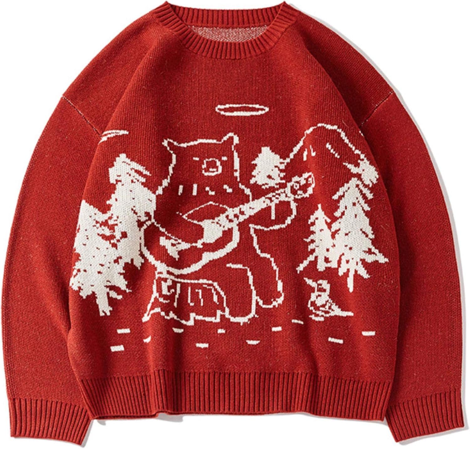 Men Christmas Sweater Streetwear Pullovers Autumn Sweaters Man Women