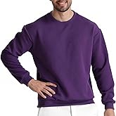 Mlgaril Men's Crewneck Sweatshirts Long Sleeve Pullover Crew Neck Sweatshirt Geometric Texture Casual Sweat Shirt