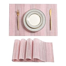Leetaltree Misty Rose Placemats Set of 6 - Heat