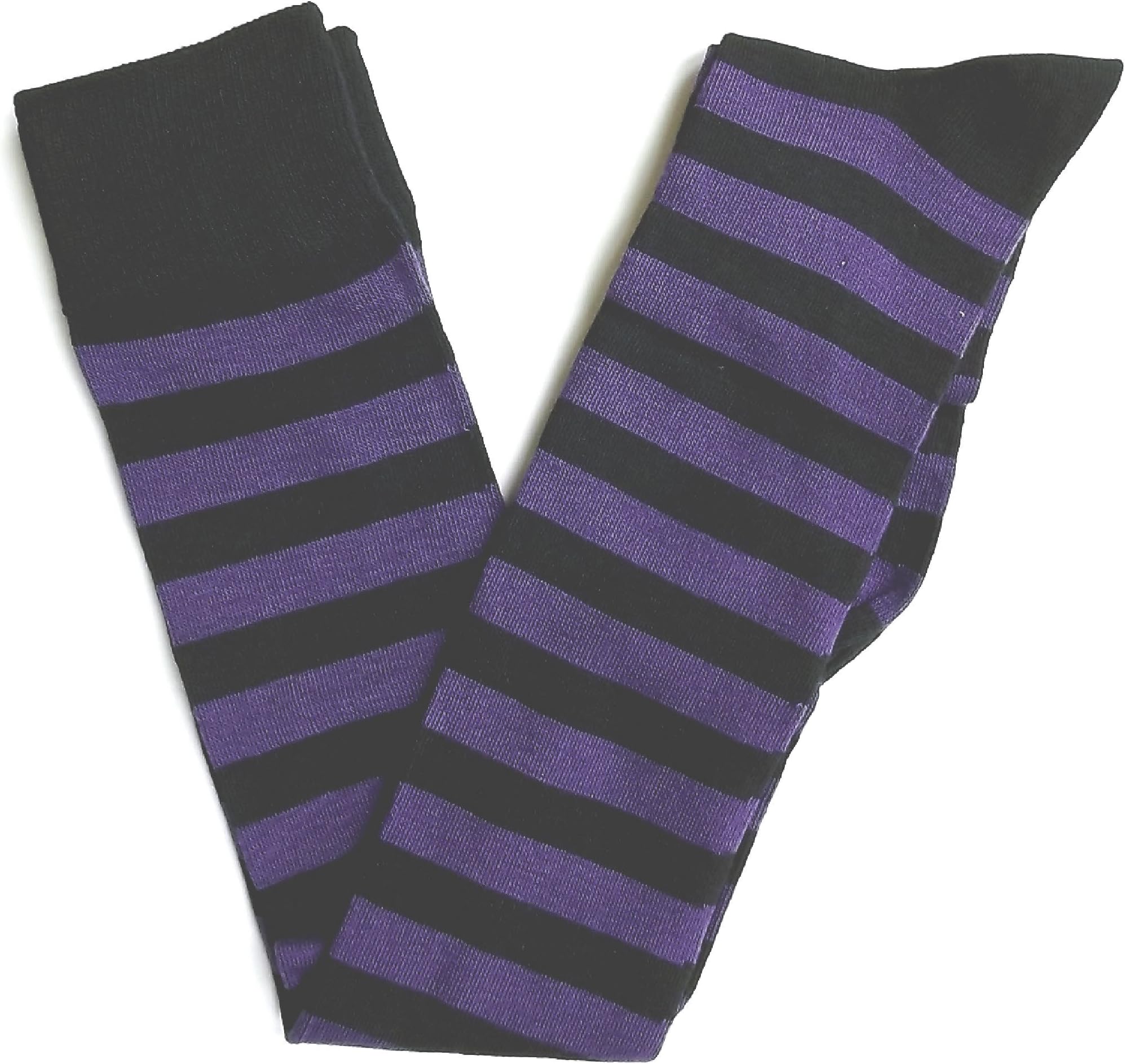Ladies Over The Knee Thigh Length Socks Long Socks Stripey Striped Socks