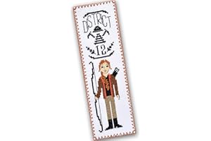PERSONALIZED.DESIGN Counted Cross Stitch Kit 'The Hunger Games: District 12' - DIY Hand Embroidery Bookmark with Design Pattern (District 12)