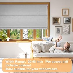 BERISSA Roman Shades for Interior Windows, Room