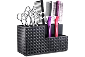 Noverlife Hairdressing Scissors Holder Shears Block, Barber Shop Scissor Organizer Stand, Hairdressing Tools Storage Box for 