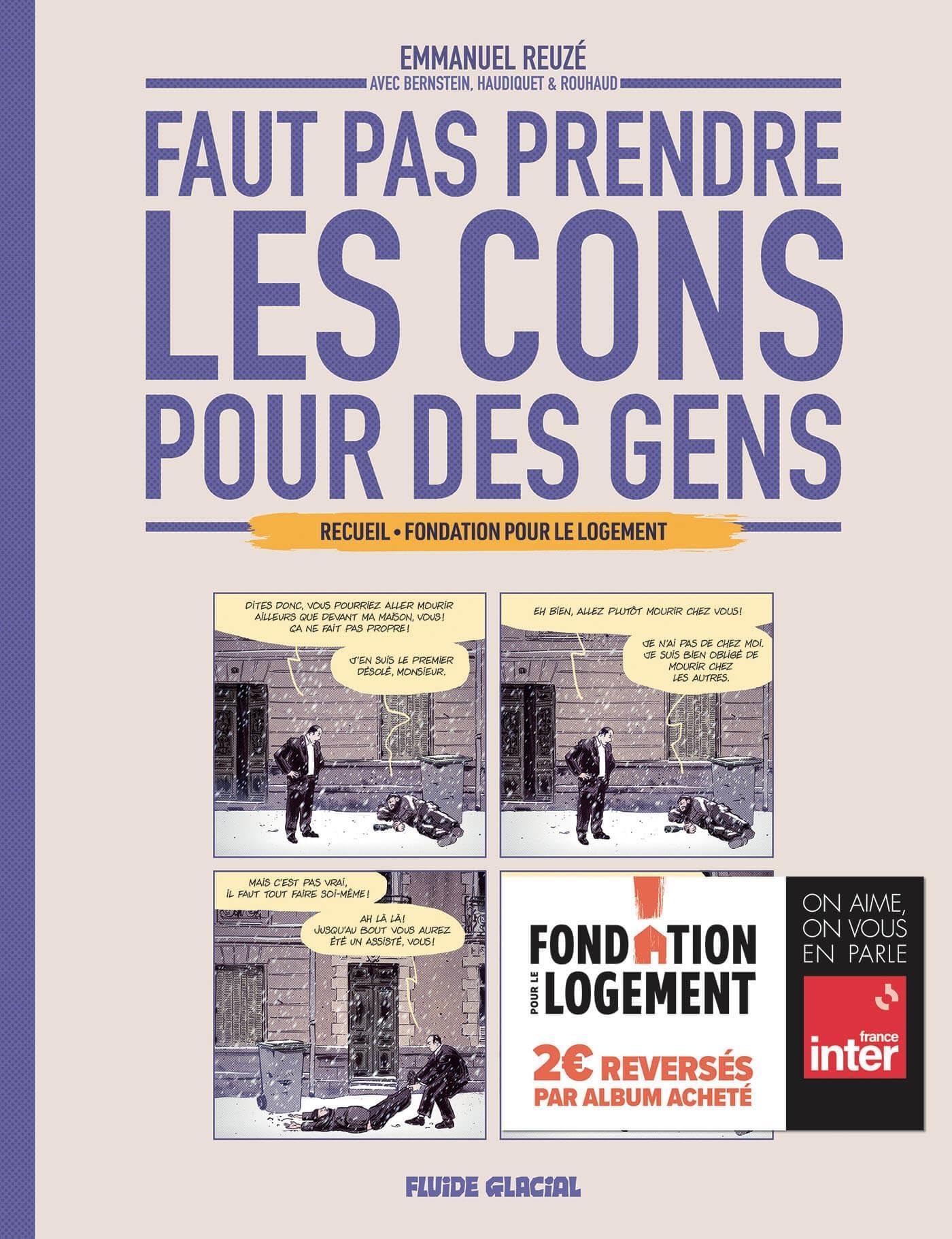 jaquette album Faut pas prendre les cons pour des gens Fondation pour le Logement