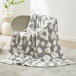 Snuggle Sac Leopard Blanket Twin Size, Reversible