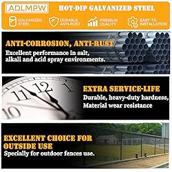 [Pack of 2] 1-3/8" x 1-5/8" Gate Fork