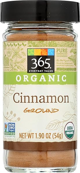 365 EVERYDAY VALUE, ORGANIC GROUND CINNAMON, 1.9 OUNCE