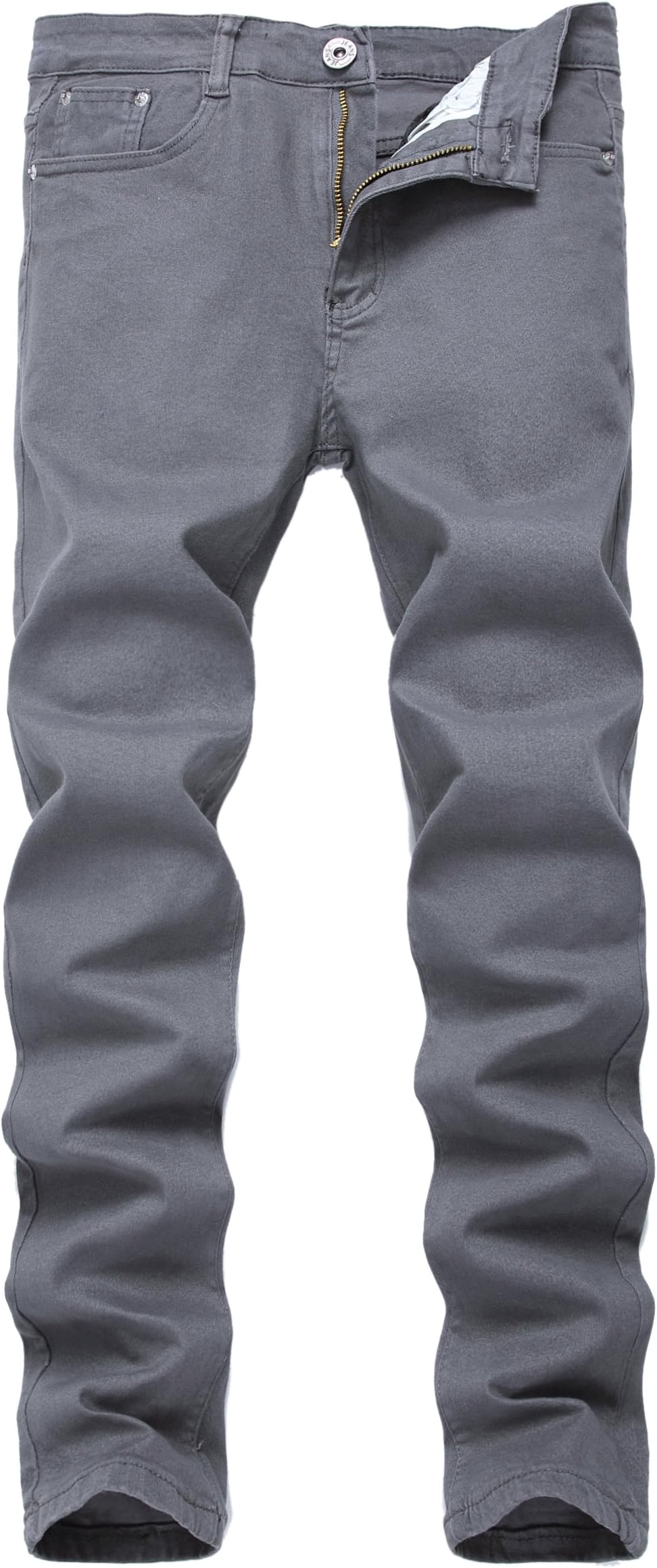 FREDD MARSHALL Men's Skinny Slim Fit Stretch Straight Leg Fashion Jeans Pants