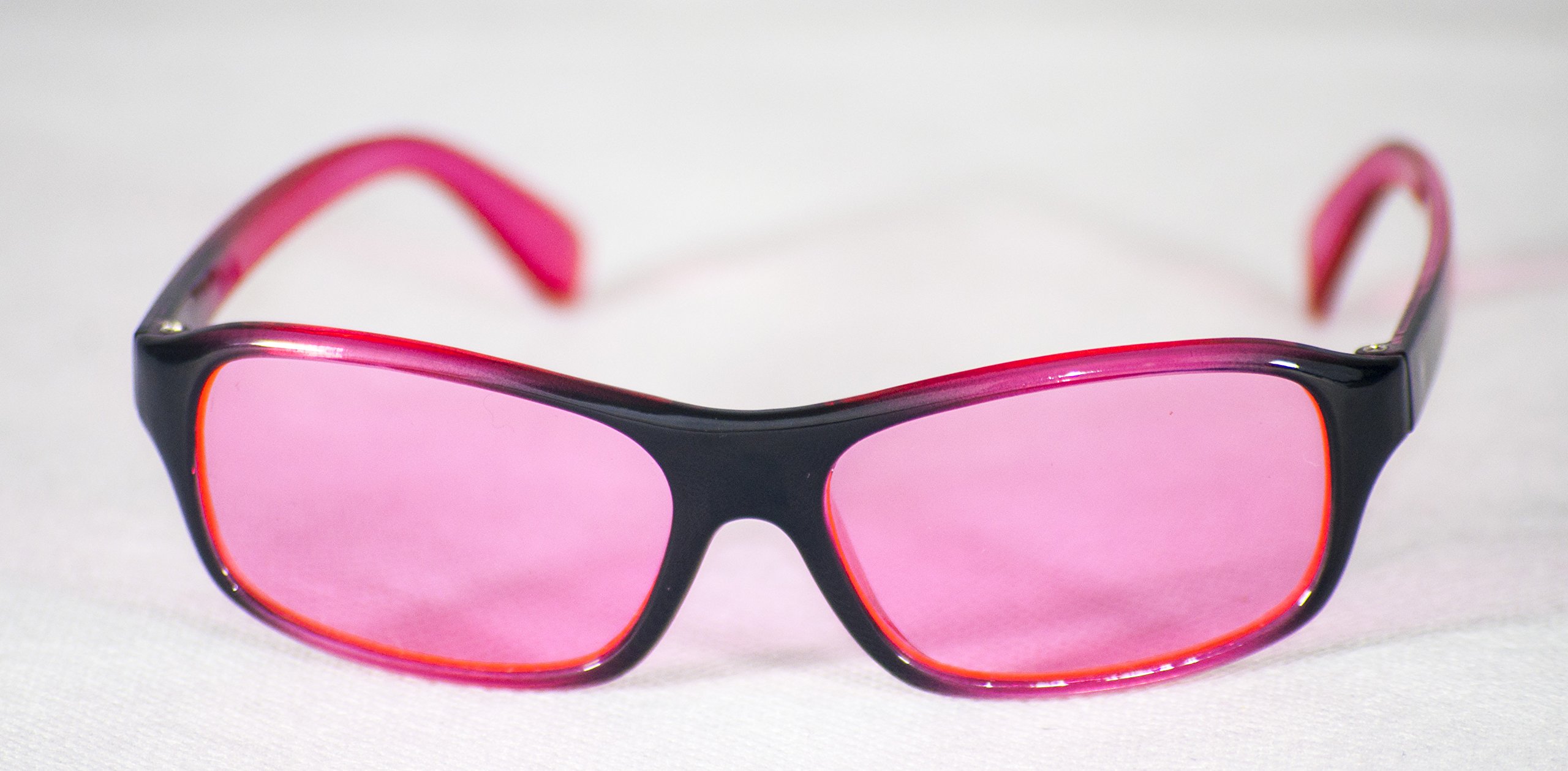 Happyeye visual stress tinted glasses children's age 5-9 years (pink)