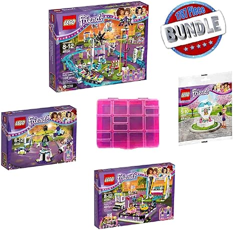 lego 41130 friends amusement park roller coaster