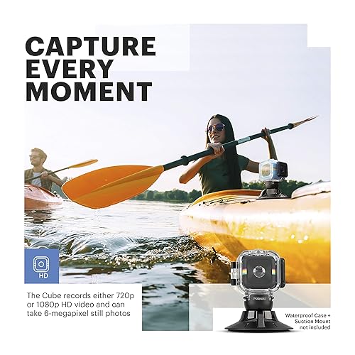 Polaroid Cube Act II HD 1080P Mountable Weather-Resistant