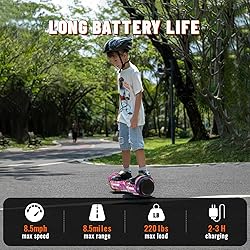 SIMATE Scooter, Colorful LED Light-Up