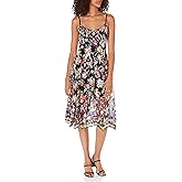Dress The Population Womens Uma Uma Sweetheart Bodice Fit and Flare Midi DressDress