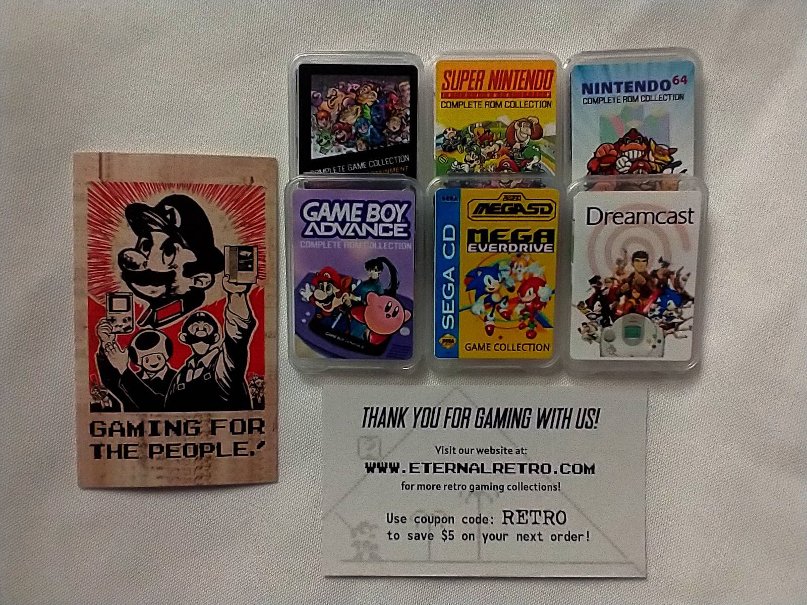 MicroSD Card for EverDrive N8 or N8 PRO - Complete Nintendo NES Famicom US Japan Plus Hacks Homebrew