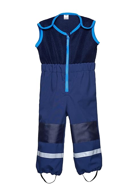 Softshell-Matschhose CARGO mit Fleece Weste / Fleece Latz für Kleinkinder von be baby! (Wassersäule: 10.000 mm), Gr. 80-122, 