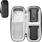 Carrying Case Compatible with Fenix E06R Pro RG Flashlight, Portable Hard Shell Storage Bag with Elastic Strap and Mesh Pocket, Travel Organizer, Black
