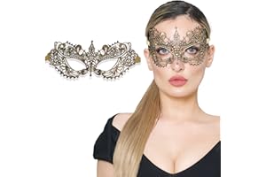 LUXURY MASK Lace Masquerade Mask for Women - Venetian Party, Prom, Mardi Gras, Halloween