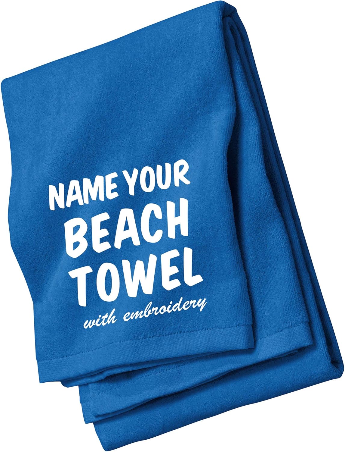 Personalized Beach Towel for Men, Women, Girls or Boys Add Your Embroidered Name