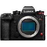 Panasonic LUMIX S1II 6K Digital Camera, Mirrorless Full Frame, Hybrid Shooting with 24.1MP, 5.1K 60p Open Gate Video, 15 Stop