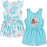 Disney Moana Girls 2 Pack Rompers for Toddlers and Big Kids