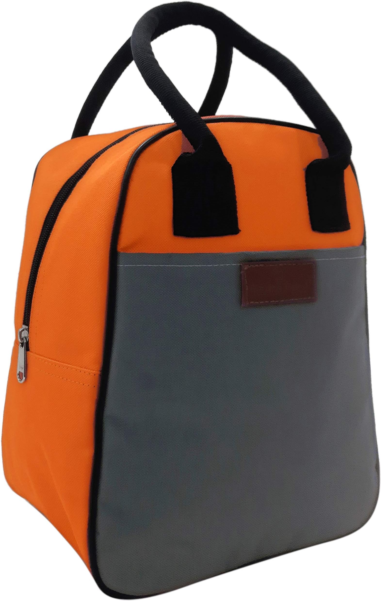 MARINE PEARL Thermal Lunch Hand Bag with Bottle Holder- Tiffin Bag for Men, Women & Kids with Spacious Front Pocket