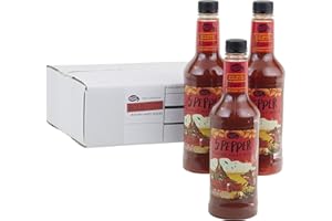 Master of Mixes 5 Pepper Extra Spicy Bloody Mary Drink Mix, Ready to Use, 33.8 Fl Oz (Pack of 3)