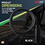 SOL 65cm Cable Bike Lock with Keys Black High-Security Chain for Bicycle view 2